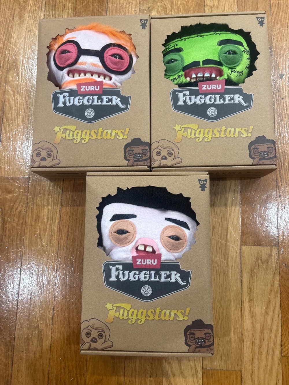 ZURU FUGGLER FUGGLESTARS! LOT OF 3 โ BOXED
